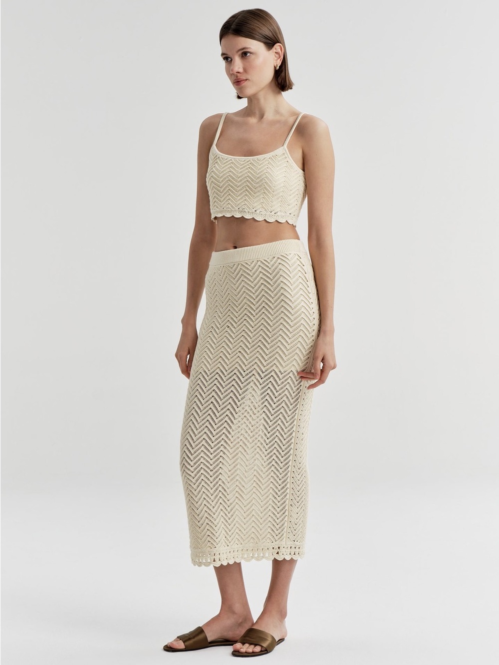 A.L.C. Siesta Knit Midi Skirt Size Small